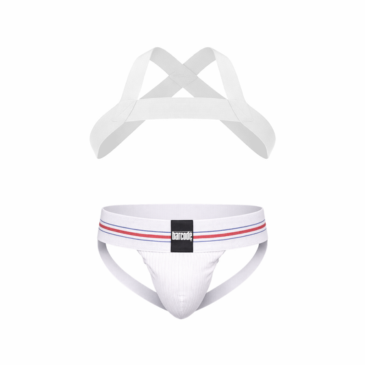 Barcode Berlin Multipack 1x Boris Jockstrap + 1x Harness Matt White
